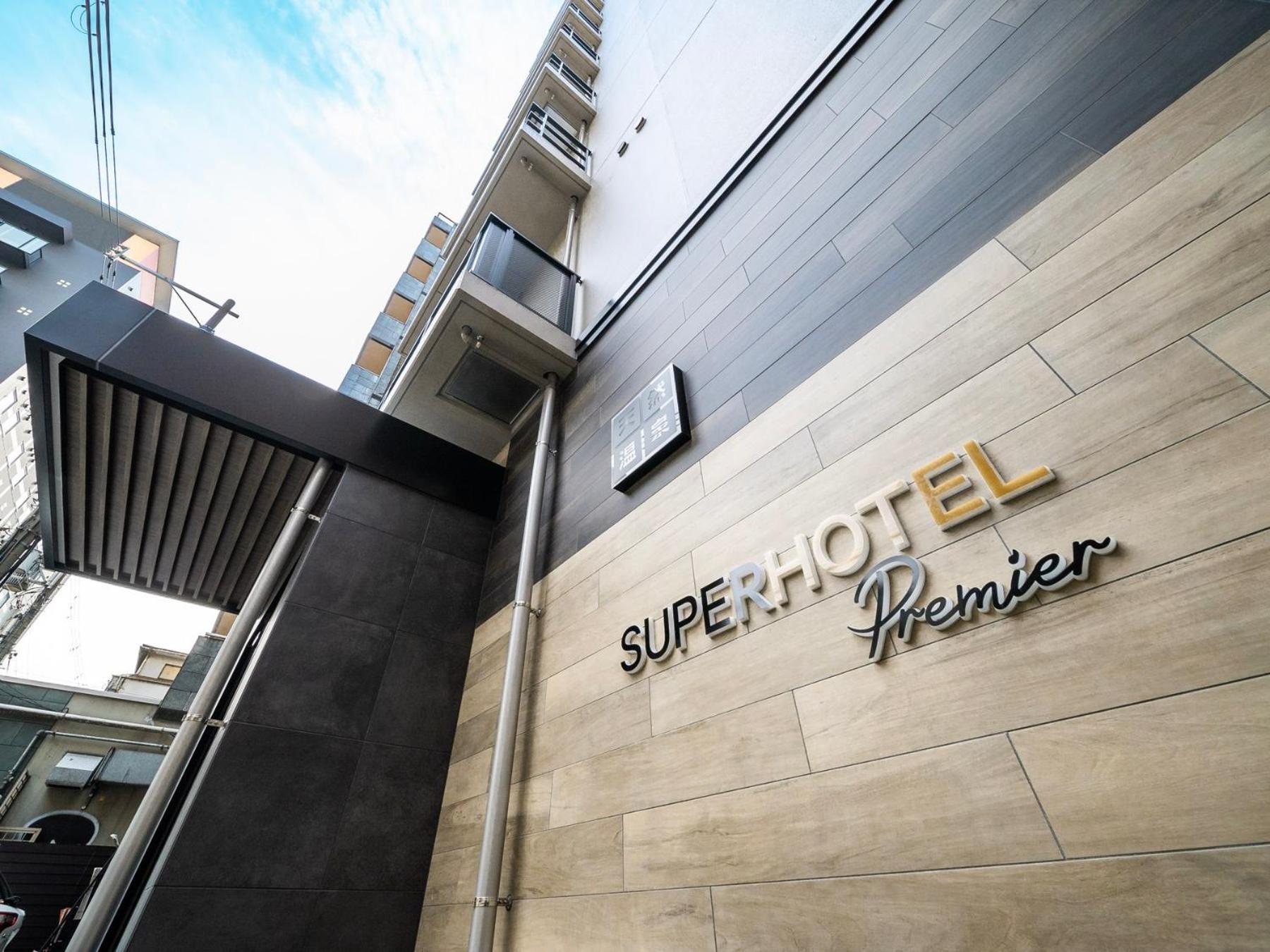 אוסקה Super Hotel Premier Namba Shinsaibashi Natural Hot Spring מראה חיצוני תמונה