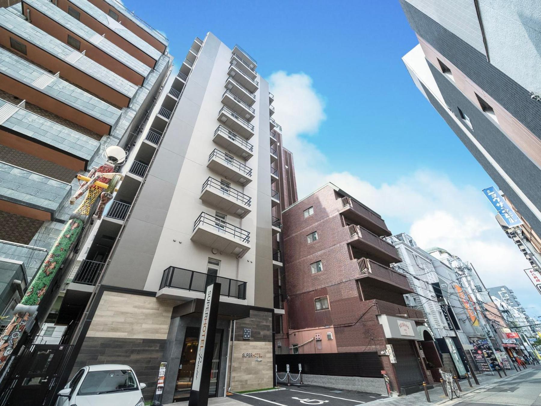 אוסקה Super Hotel Premier Namba Shinsaibashi Natural Hot Spring מראה חיצוני תמונה